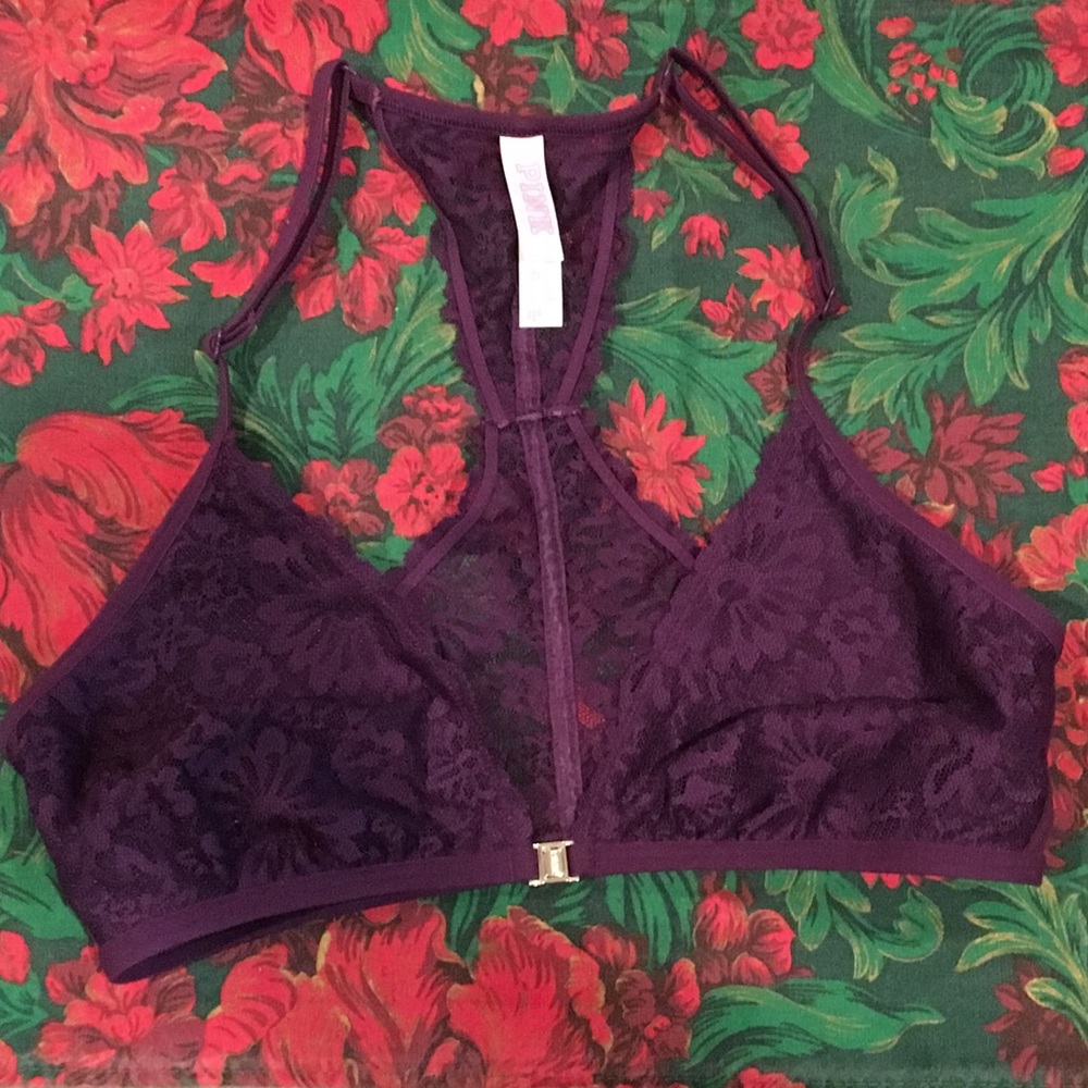 🚫 sold 🚫Lace PINK Victoria’s Secret Bralette